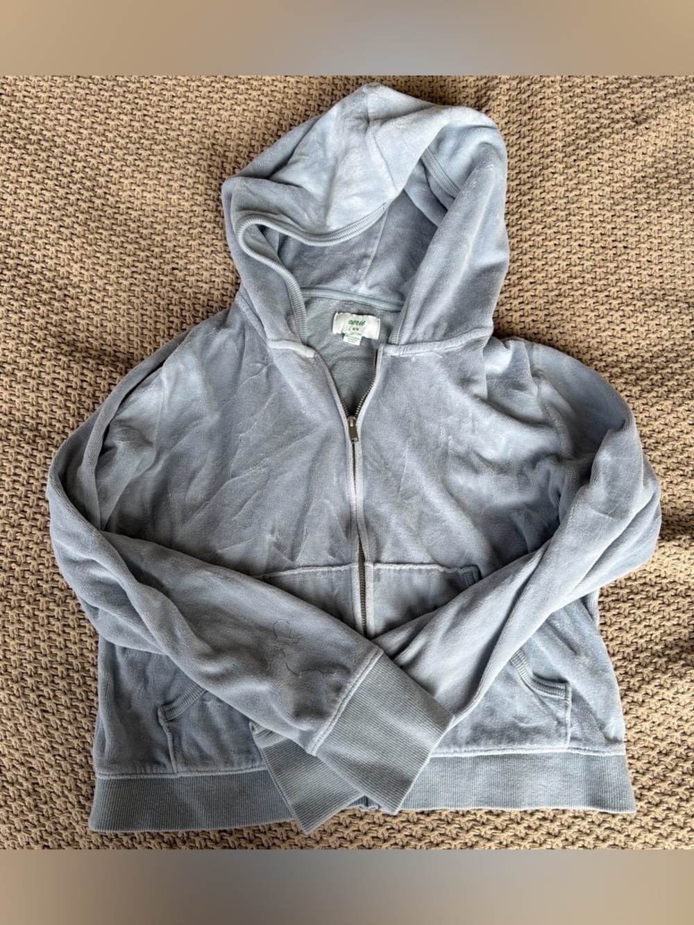 Aerie Light Blue / Grey Zip Up